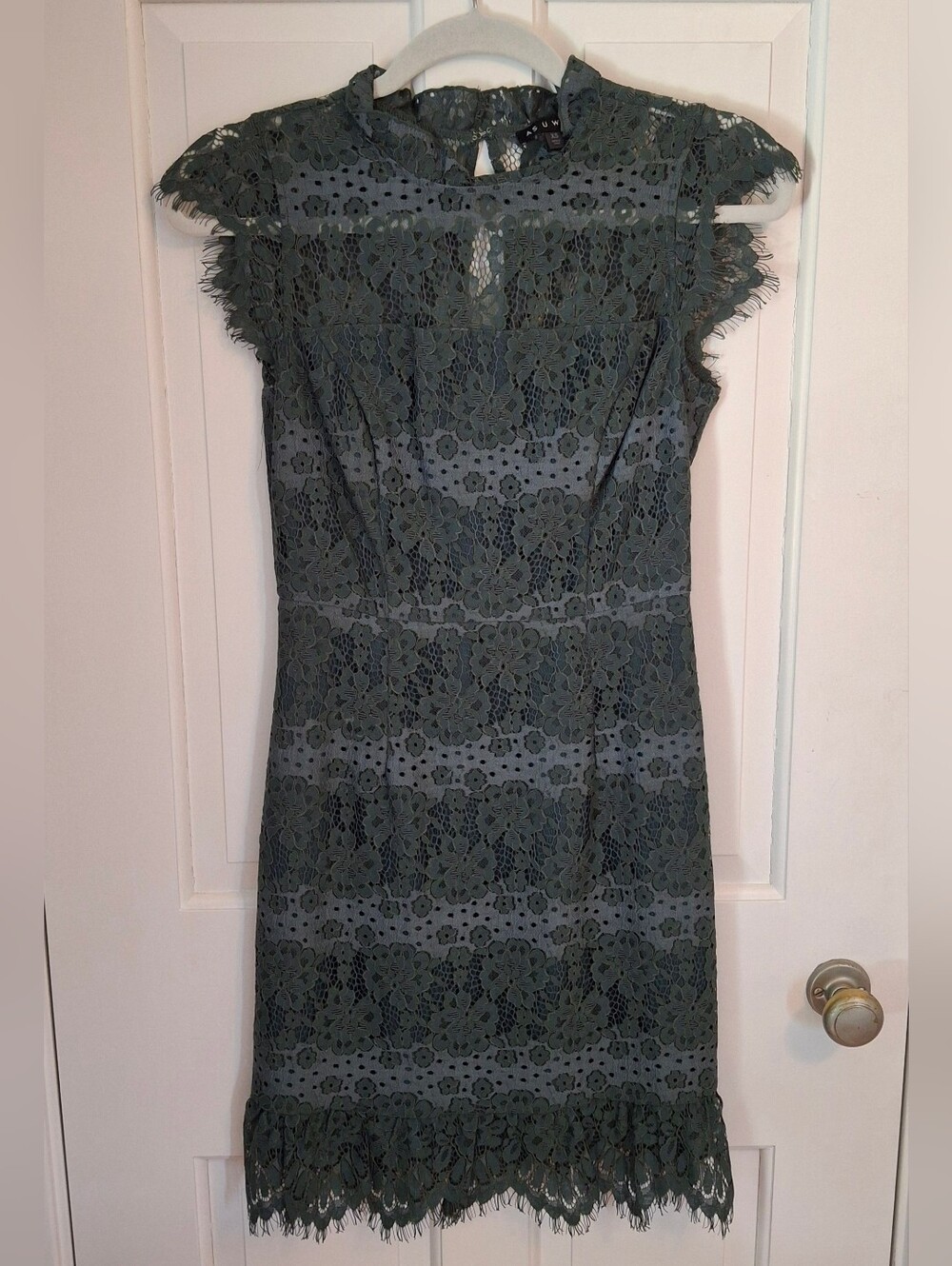 Mini Lace Sheath Dress